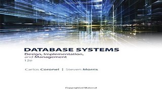 Database Systems  Design  Implementation    Management