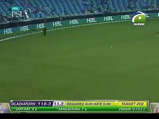 Lhr ke Zohaib ne Ball karte hoie Wicket Gira de Sangakara Not Out Free hit is well