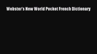 PDF Webster's New World Pocket French Dictionary  EBook