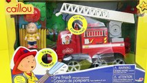 Peppa Pig, Mickey Mouse, Caillou and Paw Patrol Fire Trucks Toy Review by DisneyCarToys