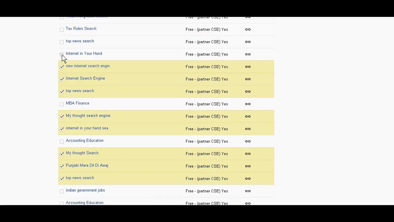 How to Delete Custom Search Engine