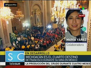 Gran expectación por reunión de papa Francisco y jóvenes de Michoacán