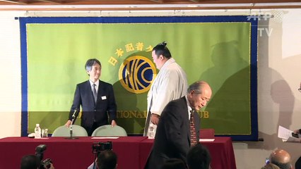 First Japanese Sumo champion since 2006 speaks about the sport