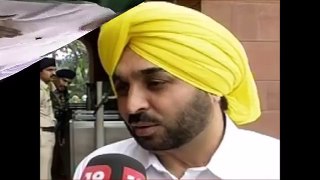 Gandhigiri In Parliament PM Offers Glass Of Water To AAP's Bhagwant Mann