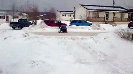 Le pont de sa motoneige était dû pour tomber...