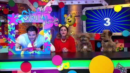 Mark Wright plays SPLATLL DO NICELY with Lauren on CBBC!