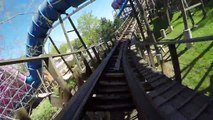 Raven Roller Coaster Front Seat POV 60FPS Holiday World Indiana