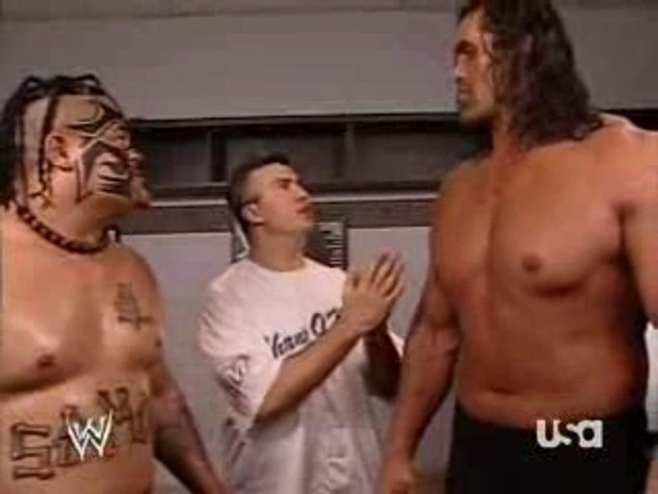Umaga and Khali have a conversation