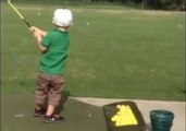 Two-Year-Old Golfing Whizkid Hits the Range