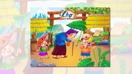 Bà Còng Đi Chợ Trời mưa _ Bài Hát dành cho Bé Yêu