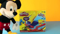 Play Doh Mickey Mouse Fun Factory Play Doh Hair Mickey Doll makes Play Dough Hair DisneyCarToys