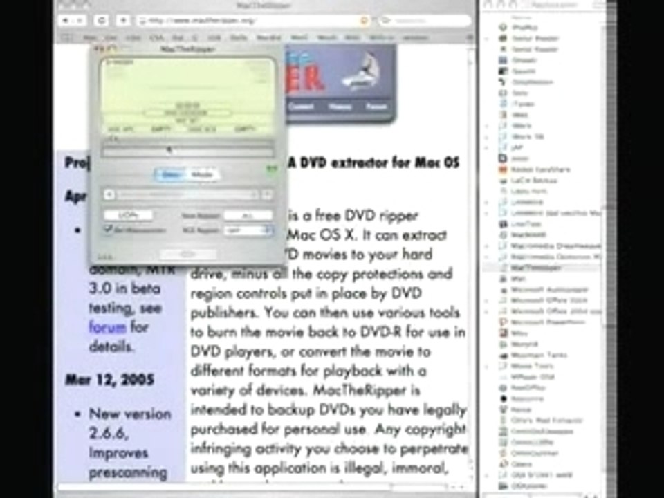 Materia tv mac soft