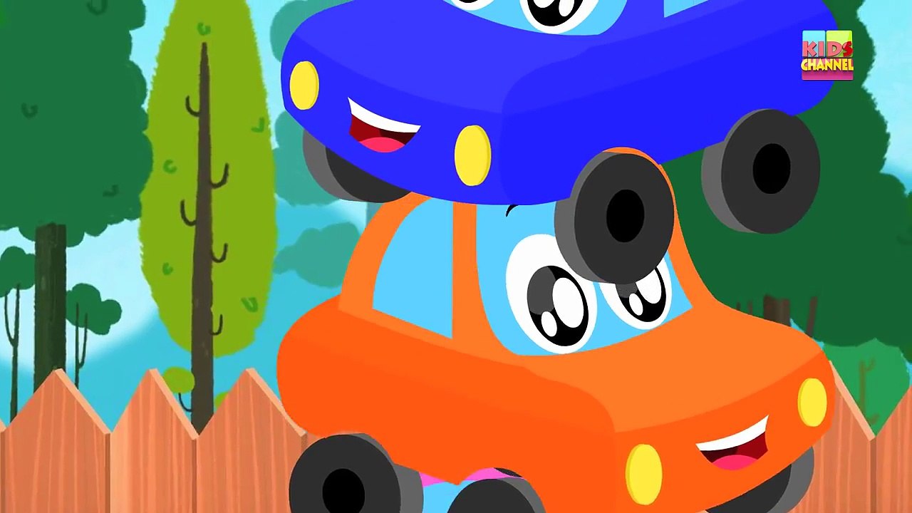 Five Little Babies | Nursery Rhyme | Funny Car Video
