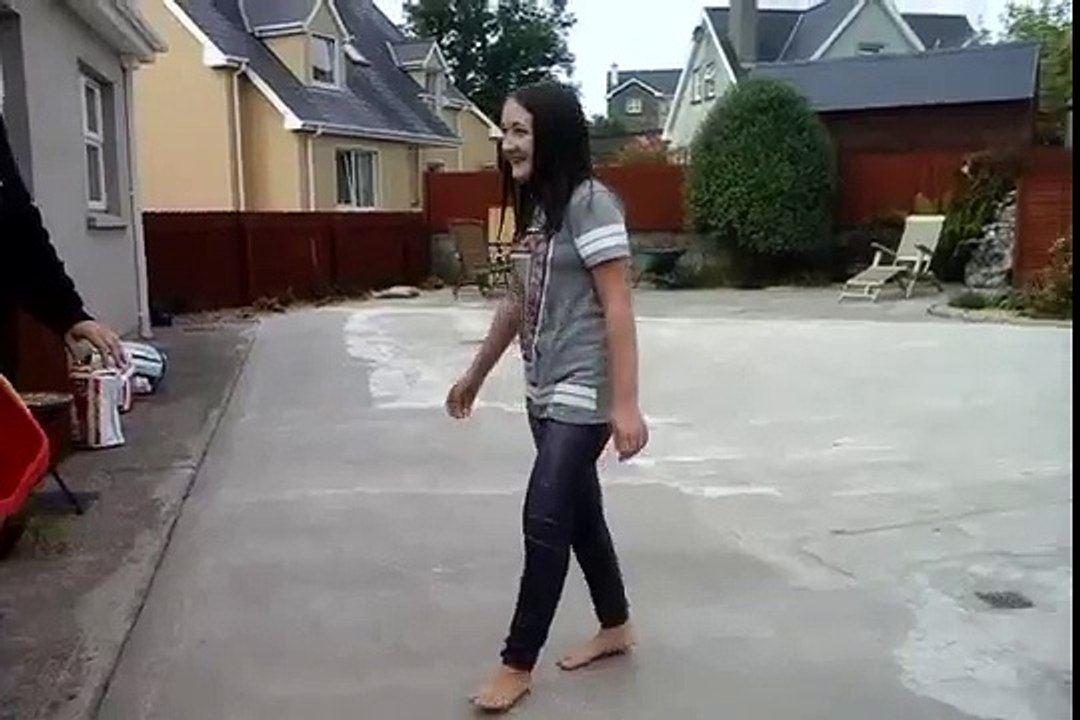 My ice bucket challange... BACKWARDS! (Funny Videos 720p)
