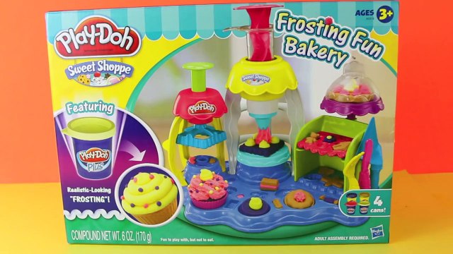 PLAY DOH PLUS Frosting Fun Bakery Sweet Shoppe Play Dough Cupcakes, Play-Doh Cookies and Treats