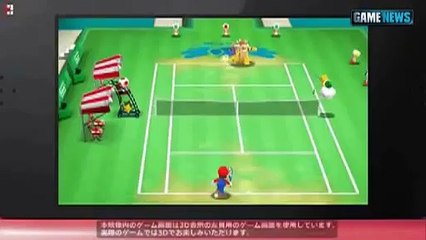 Mario Tennis 3DS _ Gameplay Trailer # 1 (TGS 2011) (360p)