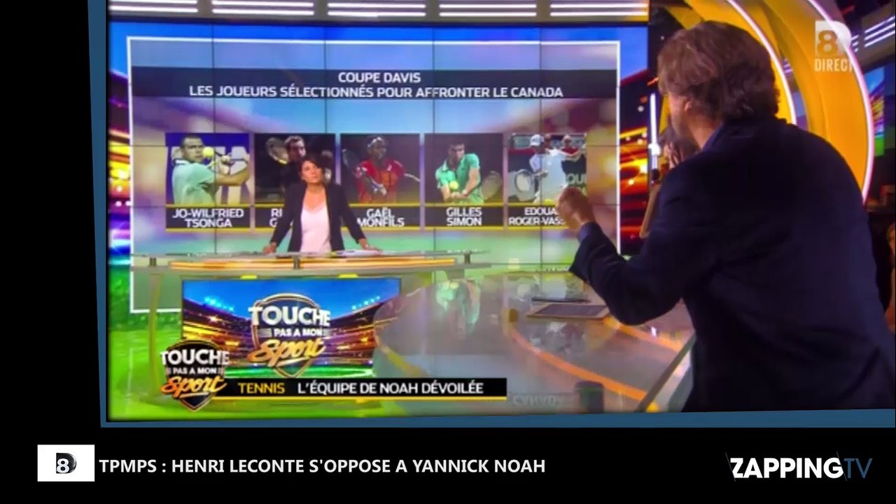 TPMPS : Henri Leconte critique les choix de Yannick Noah pour la Coupe Davis (Vidéo)