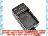 mondpalast@ 2X Reemplazo batería battery DMW-BLC12 BLC12 1200mAh   cargador charger para Panasonic