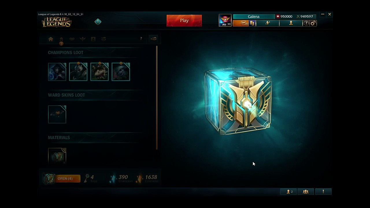 Abriendo 10 cajas en Hextech Crafting Inventory LOL