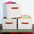 10 DIY Storage Boxes, Baskets And Containers