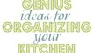 12 DIY Ideas For Organizing Your Kitchen