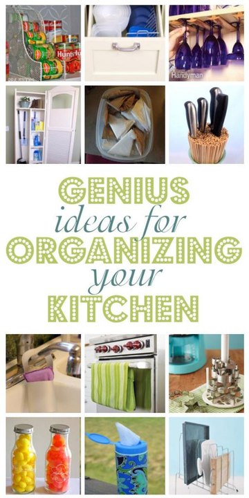 12 DIY Ideas For Organizing Your Kitchen