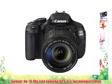 Canon EOS 600D - Cámara réflex digital de 18 Mp (pantalla articulada de 3 objetivo(s) 18-135mm