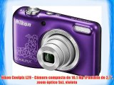 Nikon Coolpix L29 - Cámara compacta de 16.1 Mp (Pantalla de 2.7 zoom óptico 5x) violeta