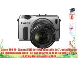 Canon EOS M - Cámara EVIL de 18 Mp (pantalla de 3 estabilizador de imagen) color plata - Kit