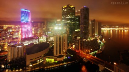 Miami Mice (Time lapse - Tilt Shift - 4k)