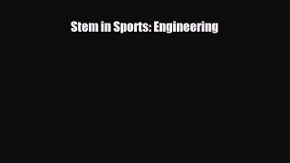 Download Stem in Sports: Engineering Ebook