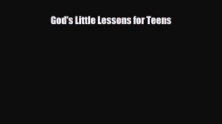 PDF God's Little Lessons for Teens Read Online