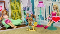 Frozen Elsa KISSES The Little Mermaids Prince Eric!!!! Frozen Barbie Flashback Parody DisneyCarToys