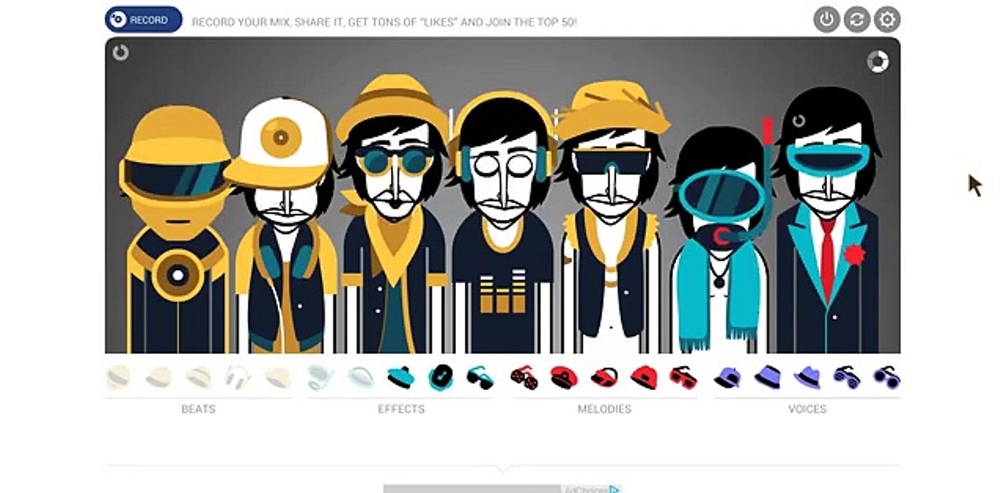 Entry rap with Incredibox