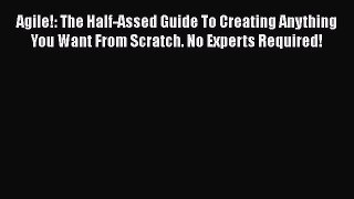 Download Agile!: The Half-Assed Guide To Creating Anything You Want From Scratch. No Experts