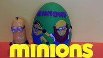 Giant Minions made of Play Doh and Kinder Surprise Egg Despicable Me PlayDough Миньоны Пле