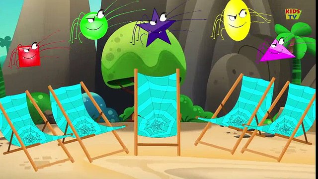 Five Scary Spiders | Spider Rhymes | Nursery Rhymes