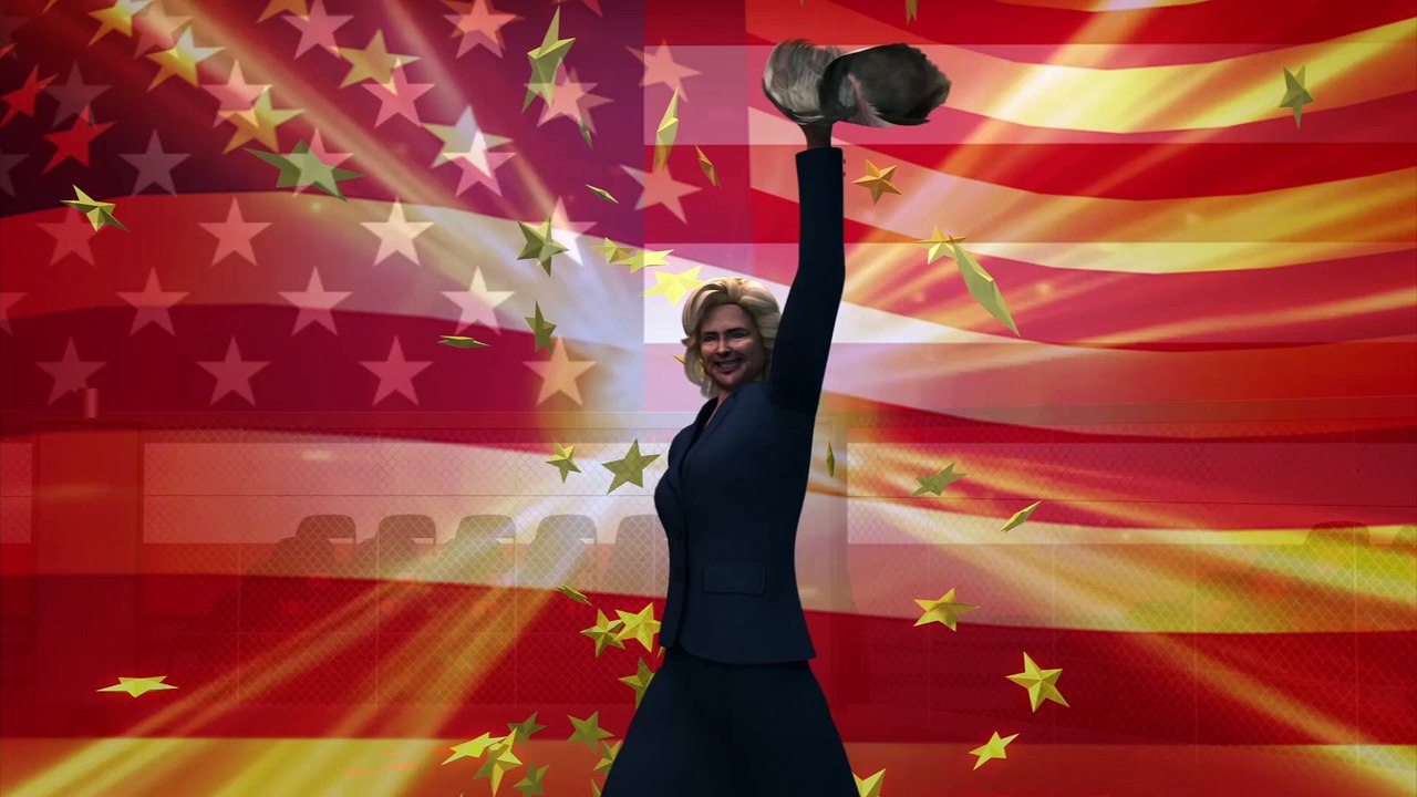 Hillary Clinton barks like a dog for a minute-and-a-half