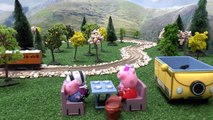 Peppa Pig Play Doh Picnic Hello Kitty Thomas And Friends Story English Episode Muddy Puddles Cupcake