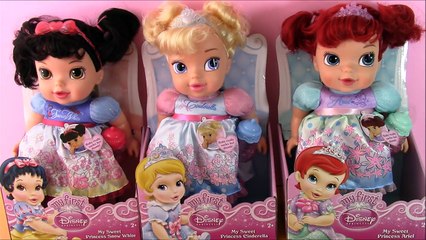 Disney Princess Babies Dolls! My Sweet Princess Snow White Cinderella Ariel !Shopkins Surprise