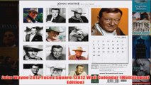 Download PDF  John Wayne 2012 Faces Square 12X12 Wall Calendar Multilingual Edition FULL FREE