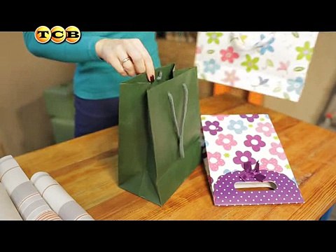 Подарочный пакет из обоев. Мамам на заметку. ТСВ
