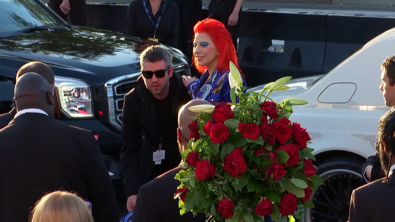 Lady Gaga _ Limo Cam _ 58th GRAMMYs
