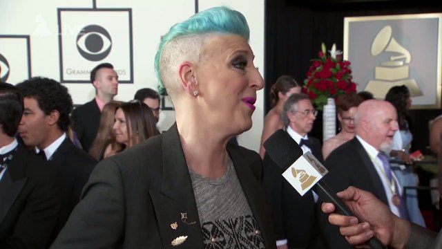 Lisa Lampanelli _ Red Carpet _ 58th GRAMMYs