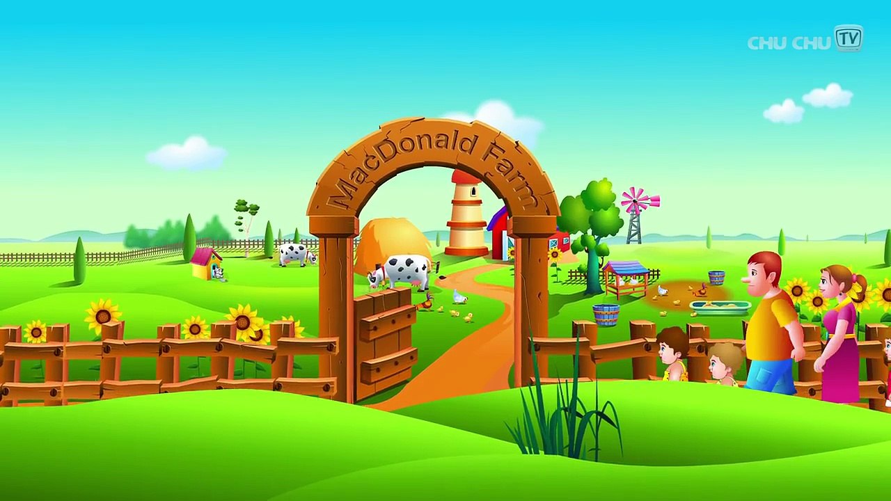 Old MacDonald Had a Farm Nursery Rhyme with Lyrics - Popular Nursery Rhymes and Songs for