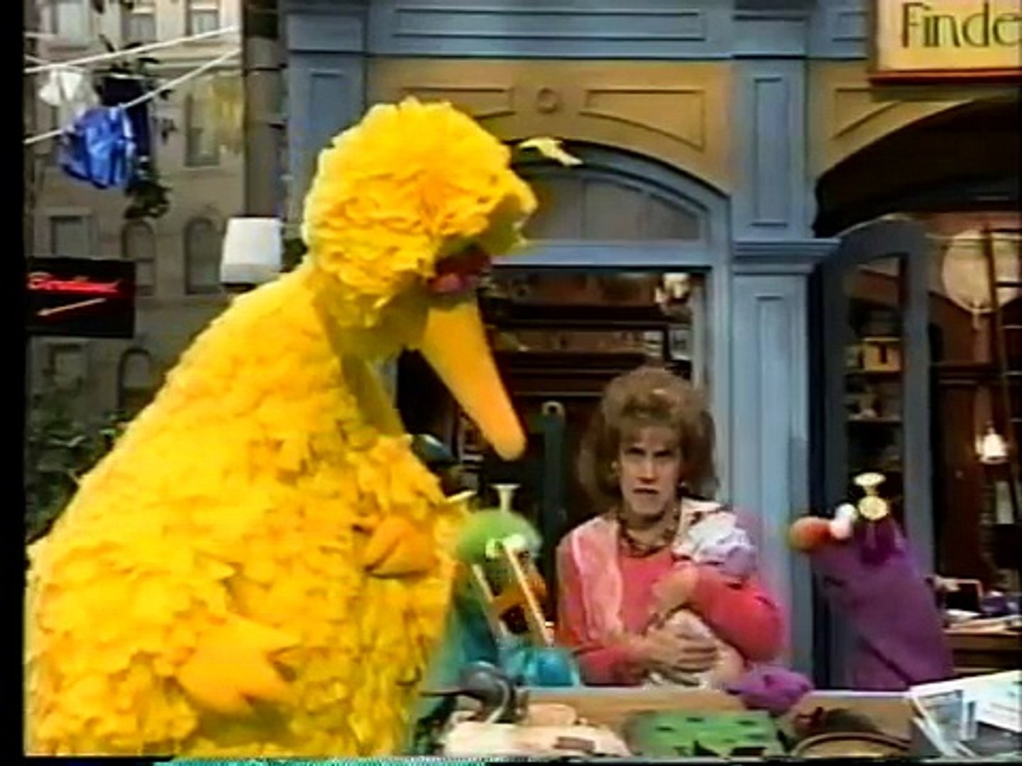 Sesame Street Big Bird And Ruthie Vintage Sesame Street 1980's Little