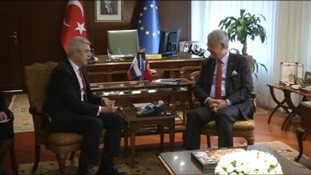 Bozkır, Slovakya Avrupa İşleri Bakanlığı Devlet Sekreteri Korcok ile Görüştü