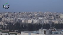Russian bomb destroys entire neighbourhood in Syria