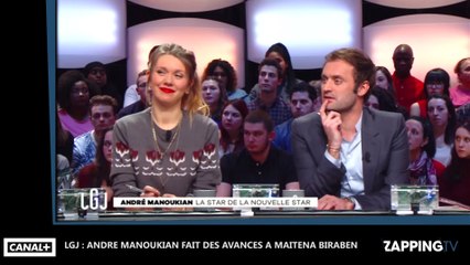 Download Video: LGJ : André Manoukian fait des avances à Maïtena Biraben, et demande à voir sa poitrine ! (Vidéo)