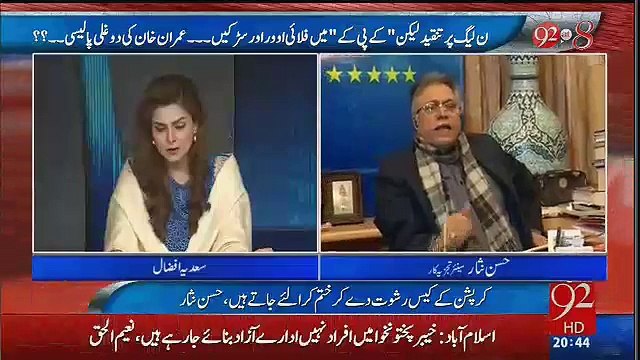 Hasan Nisar Nawaz Hukumat Par Baras Pary